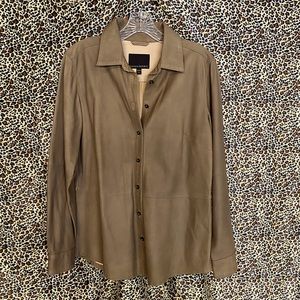 Banana Republic 100% leather shirt.